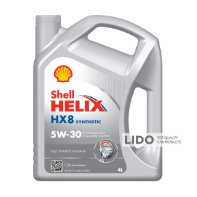 Моторное масло Shell Helix HX8 Synthetic 5w-30 4л
