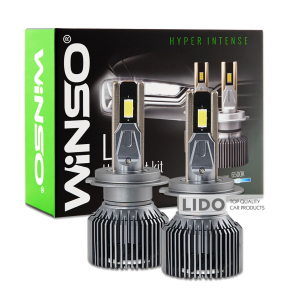 Автолампа Winso LED H7 12/24V 130Вт 11000Лм 6500K CSP3570 2шт