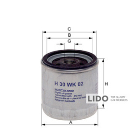 Фильтр топливный Hengst H30WK02