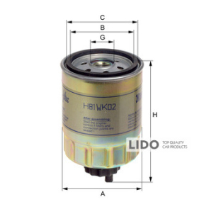 Фильтр топливный Hengst H81WK02