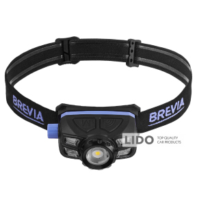 Ліхтар налобний Brevia 400Lm, 5W LED, Zoom, Sensor, 1400mAh IP65