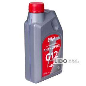 Антифриз Vitol Red G12 червоний готовий 1л