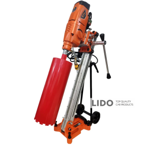 Бурильна установка мережева GTM DK-250/2 4,8 кВт 500об/хв  зі стійкою та нахилом 45°