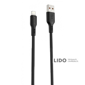 Кабель Proove Rebirth USB to Lightning 2.4A (1m) чорний