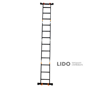 Драбина-трансформер алюмінієва GTM KMP403A 4*3 сходинки 0,9-3,55м