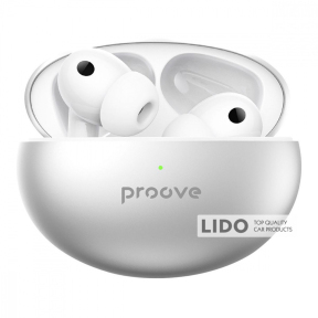 Беспроводные наушники Proove Thunder Buds TWS with ANC серебряные