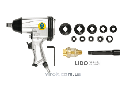 Гайкокрут пневматичний Vorel 1/2