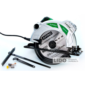 Пила дискова мережева Apro С210 2100Вт Ø=210/30мм