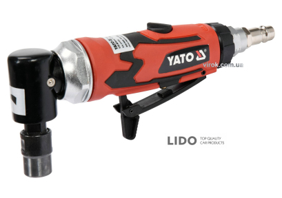 Пневматична шліфувальна машина YaTo кутова 6мм 20000об/хв 113л/хв