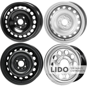 Диск Kapitan Сталь 6x15 4x100 ET43 DIA57.1 Black