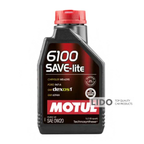 Моторное масло Motul Save-Lite SAE 6100 0W-20, 1л (108002)