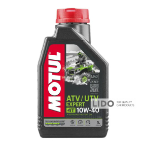 Моторное масло Motul 4T ATV UTV Expert 10W-40, 1л