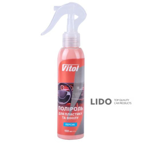 Поліроль для пластику та вінілу Vitol 150мл Персик