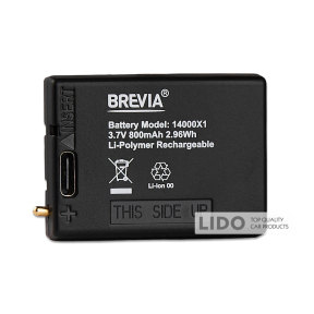 Аккумулятор Brevia 3.7V 800mAh Li-polymer с Type-C для налобных фонарей