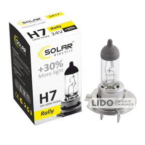 Галогенова лампа Solar H7 24V 100W PX26d Starlight +30%