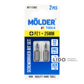 Набор бит Molder PZ1x25мм 2шт