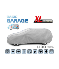 Чохол-тент для автомобіля Basic Garage XL kombi/hatchback (455-480см)