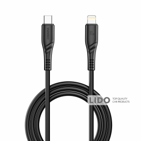 Кабель Winso Pro Type-C to Lightning 30W PVC 2м чорний