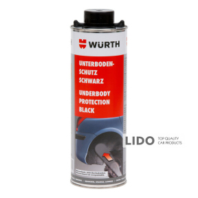 Антикоррозионная защита днища кузова Wurth черный 1л