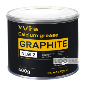 Змазка універсальна VIRA графітна пластична чорна 400г