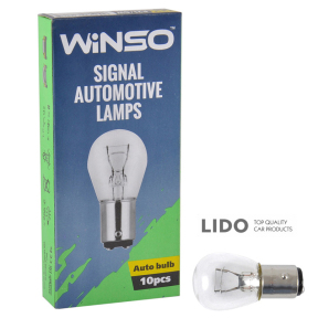 Лампа накаливания Winso 24V P21/5W 21/5W BAY15d, 10шт