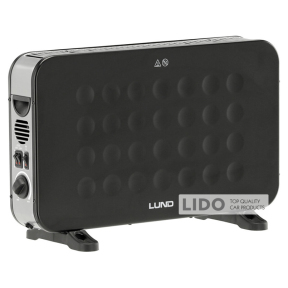 Обогреватель конвекторный Lund 2000Вт сетевой с вентилятором 3 режима