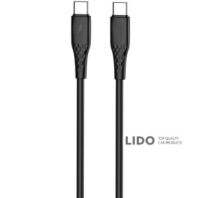 Кабель Proove GridLine Type-C to Type-C 60W 1m black