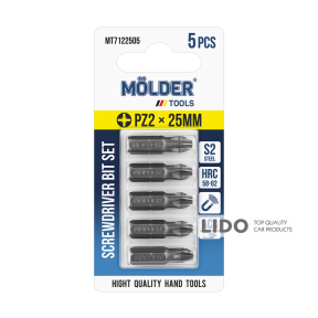 Набор бит Molder PZ2x25мм 5шт