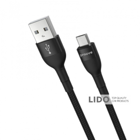 Кабель Proove Weft Micro USB 2.4A (1м) черный