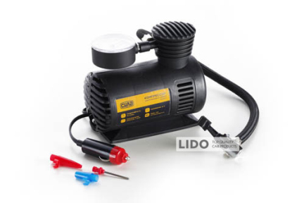 Компрессор автомобильный Сила 7Атм 15л/мин 8А однопоршневой