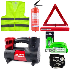 Набір автомобіліста з потужним компресором