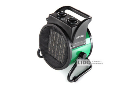 Тепловентилятор электрический Apro EFH-30 с керамическим нагревателем 220м³/ч, 3.0кВт