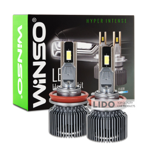 Автолампа Winso LED H8/H11/H16 12/24V 130Вт 11000Лм 6500K CSP3570 2шт