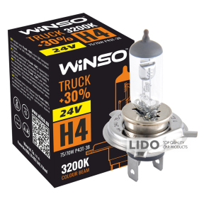 Галогеновая лампа Winso H4 24V 75/70W P43t-38 TRUCK +30%