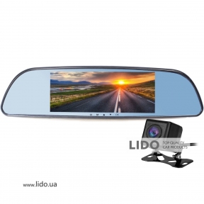 Зеркало видеорегистратор 7 дюймов Lesko H803 (2133-5350)