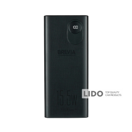 Универсальная мобильная батарея Brevia 30000mAh 15.5W Li-Pol, LCD