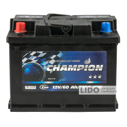 Аккумулятор Champion Black 60 Ah/12V [+ -]