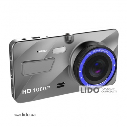 Видеорегистратор RIAS DVR A10 Full HD с выносной камерой заднего вида Silver (3sm_694892499)