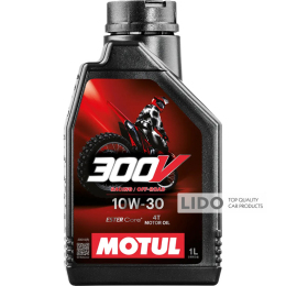 Моторное масло Motul 300V 4T Factory Line Off Road 10W30 1л 112536