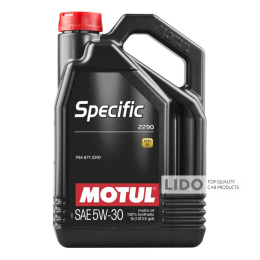 Моторное масло Motul Specific 2290 5W-30, 5л (109325)