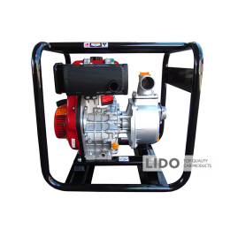 Мотопомпа дизельна Vulkan для чистої води 2800Вт 50мм 28м³/год підйом-28м