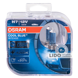 Галогеновая лампа Osram H7 12V 55W PX26d Cool Blue Intense +20%