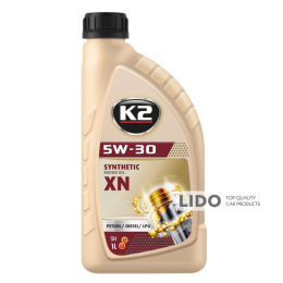 Масло моторное K2 Semisynthetic Motor Oil SN XN 5W-30 1л