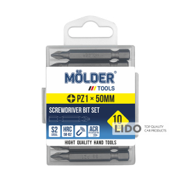 Набор бит Molder PZ1x50мм 10шт