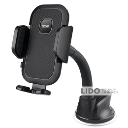 Держатель телефона автомобильный Brevia FlexArm MultyHold с присоской, гибкий 163мм, для 4.7-6.8