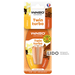 Ароматизатор з подвійною капсулою Winso Twin Turbo - Vanilla & Tobacco