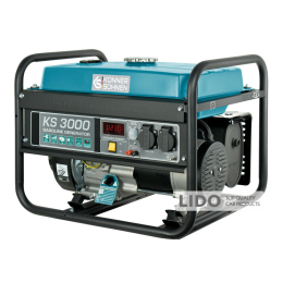 Генератор Konner & Sohnen KS 3000 бензиновий 2,6 кВт