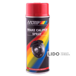 Эмаль для суппортов и тормозных барабанов Motip Brake Caliper Spray красная аэрозоль 400мл