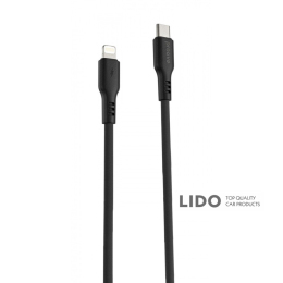 Кабель Proove Rebirth Type-C to Lightning 27W (1m) чорний