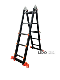 Лестница-трансформер телескопическая алюминиевая GTM KMP403D 2,9м